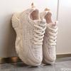 Fashion Women's Spring Autumn New Thick soled Sports Shoes with Breathable Mesh Versatile Height Increasing Casual Sports Shoes