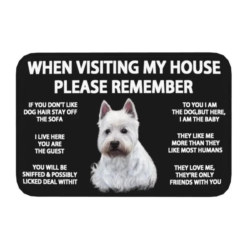 Custom Pembroke Welsh Corgi Dog Doormat Anti-Slip Entrance Kitchen Bathroom Door Floor Mat Bedroom Balcony Carpet Rug