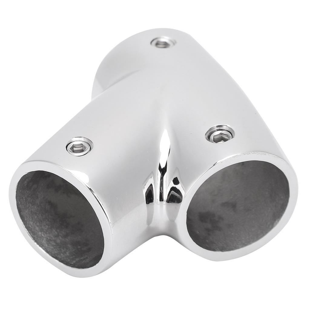 Boat Hand Rail Fitting 60 Degree Tee 316 Stainless Steel Tee Fitting for Marine Yacht Boat22MM