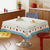 Stain Resistant Dopamine Tablecloth Oil Resistant Heat-Insulating Square Table Tablecloth Cartoon Plastic Tea Table Tablecloth
