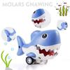 Children's Educational Toy Press And Slide The Little Shark Car Simulation Cartoon Cute Shark Car Children Birthday Gift