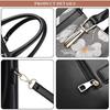 Women's Floral Pattern Handbag and Purse PU Leather Stitching Tote Satchel Shoulder Bag Commuter Top Handle Crossbody