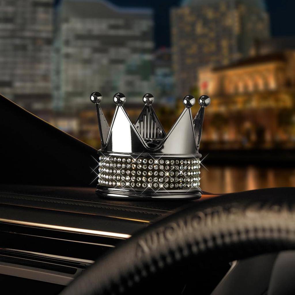 DAD GARSON Automotive Fragrance Royal King Silver EXE Crystal sold D.A.D HF114-01-01 (Fragrance separately)