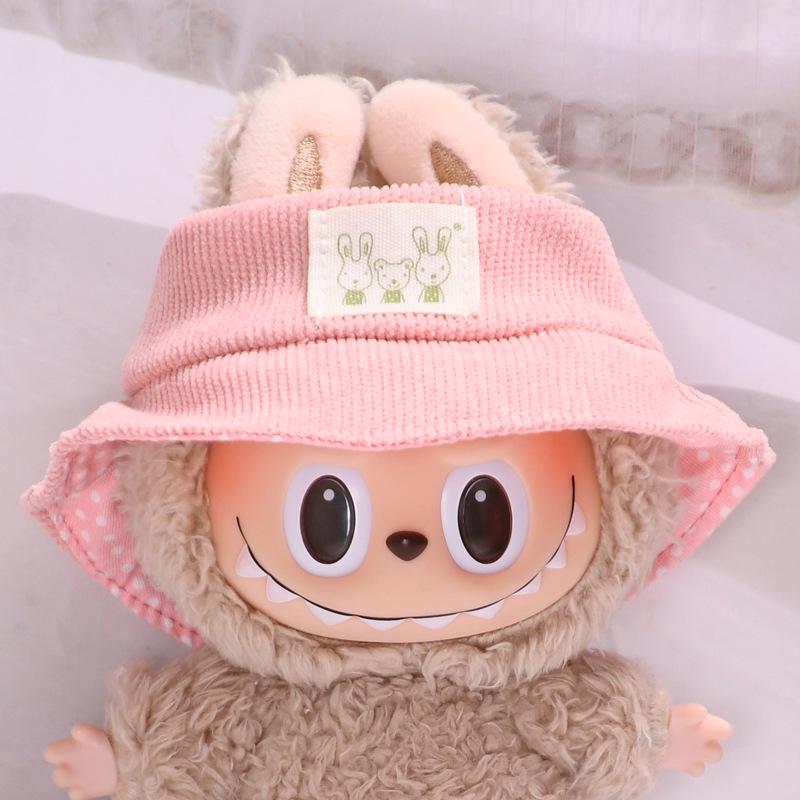 Colgante de Sombrero Labubu de 17cm: Accesorio de Ropa/Llavero/Colgante para Bolso de Hombro/Vaso de Agua