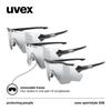 Uvex Sportstyle 228 Sports Sunglasses with UV400 Mirrored for Cycling and Outdoor Activities Protection, Anti-Fog, Lenses,