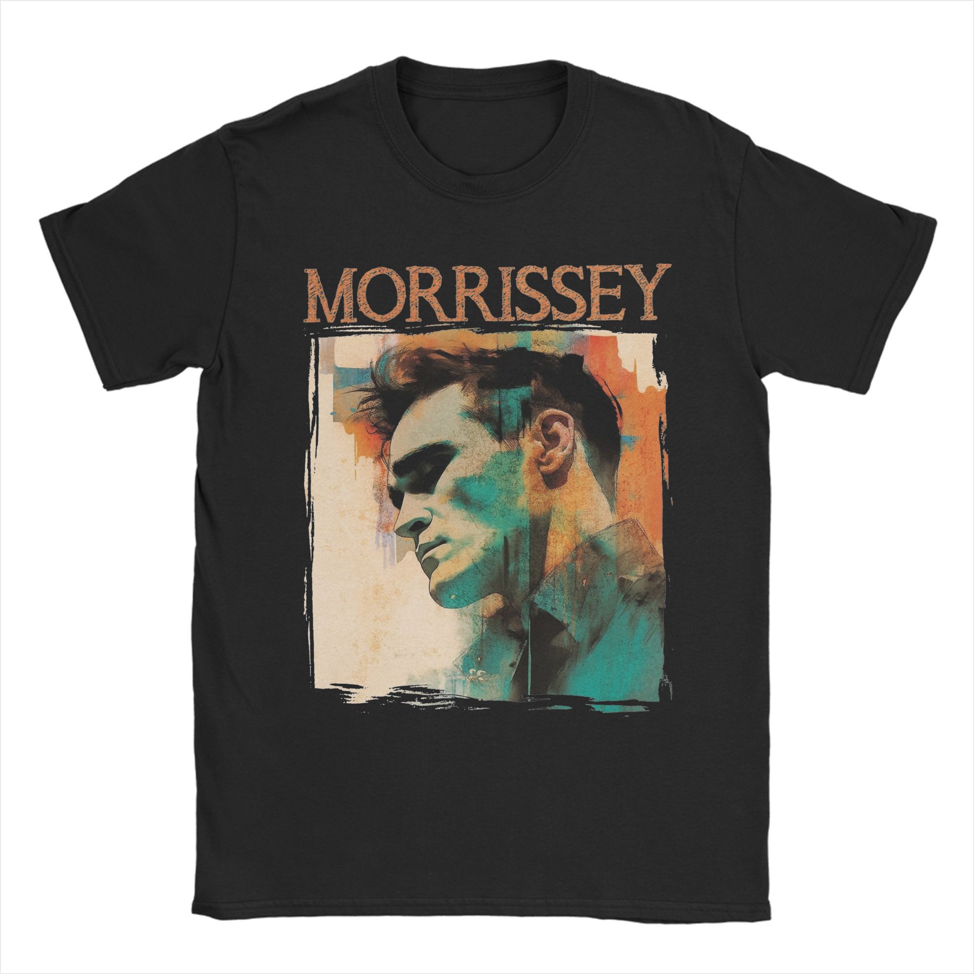 

Футболки The Smiths для мужчин Модная футболка из чистого хлопка с круглым вырезом и коротким рукавом Одежда больших размеров S