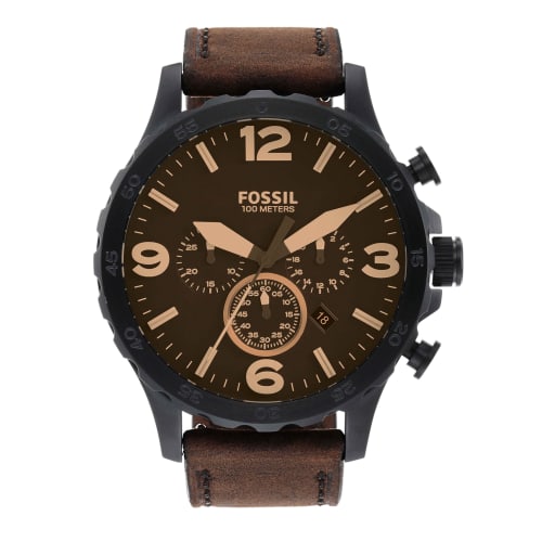 Fossil NATE JR1487 Men's Brown Watch