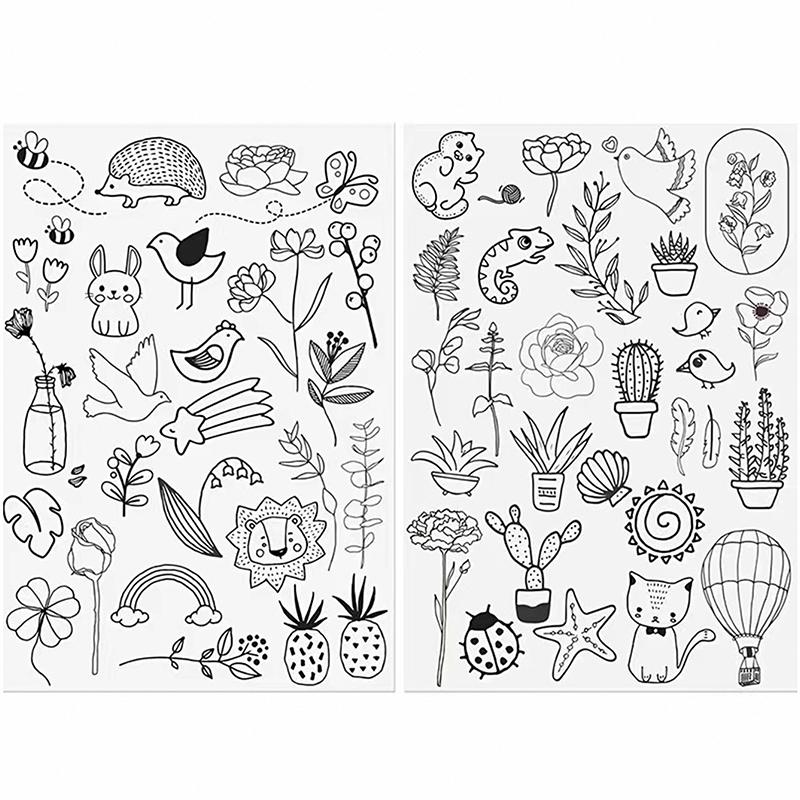 2pcs Embroidery Paper Water Soluble Stabilizer Paper for Embroidery Crafts Cross Stitch DIY Handmade Clothes Sewing Accessories
