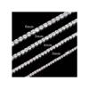 5mm European and American New Hip Hop Jewelry Zircon Necklace Men's Fashion Brand Personalized Accessories Chain Men's Necklace