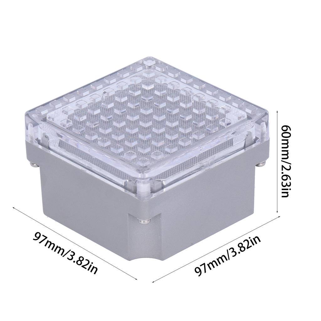 LED Solar Ground Light Outdoor Buried Lamp Landscape Lighting for Garden Walkway Pathway Solar Brick Light Solar Landscape Light