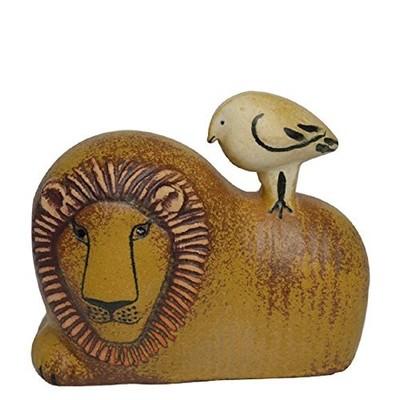 Lisa Larson Lion Bird Figurine Ceramic Ornament Japan FS
