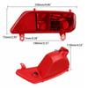 Rear Right Bumper Fog Light w/o Bulb For 2009-2015 Peugeot 3008 6351HG, 4076930