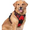 Dog harness, anti-pull, pet harness,  outdoor pet vest with 3M reflective strips, Oxford cloth material, suitable for small, medium and large dogs,