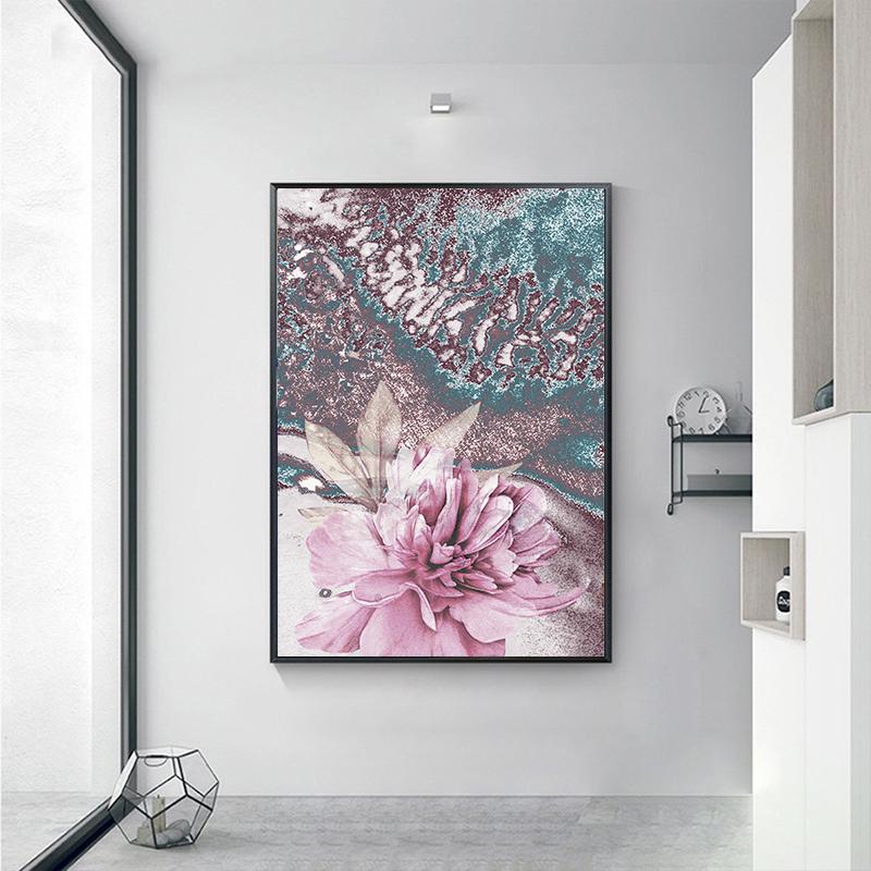 Abstract Painting Scandinavian Poster Nordic Decoration Home Wall Art Flowers Posters And Prints Decorative Pictures Unframed