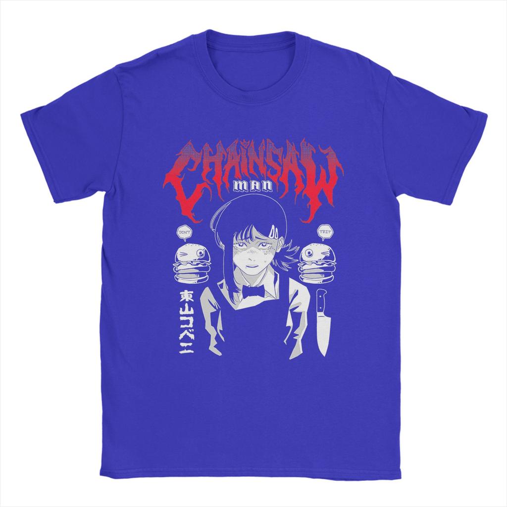 Chainsaw Man Anime Denji Fan Art T-Shirts Men Novelty Cotton Tees Crew Neck Short Sleeve T Shirts Unique Tops