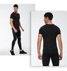 Herren PRO Fitness Schnelltrocknende Lauf-Tights T-Shirt - Hochelastisches Sportshirt 4001