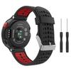 Cinturino per Orologio in Silicone Bicolore per Garmin Forerunner 235/620/735XT - Cinturino di Ricambio con Foro Rotondo S5 S6