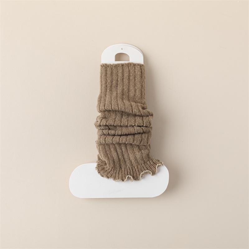 Women's Autumn and Winter Fashion New Warm Wool Knitted Pile Pile Stocking