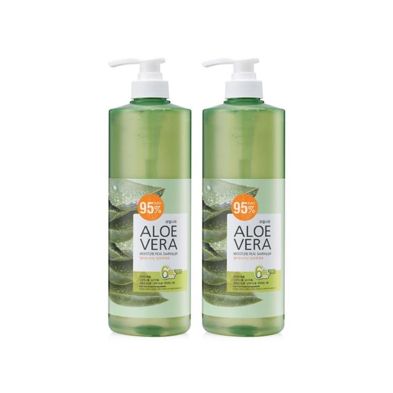 Aloe Vera Moisture Soothing Gel 1000ml X 2