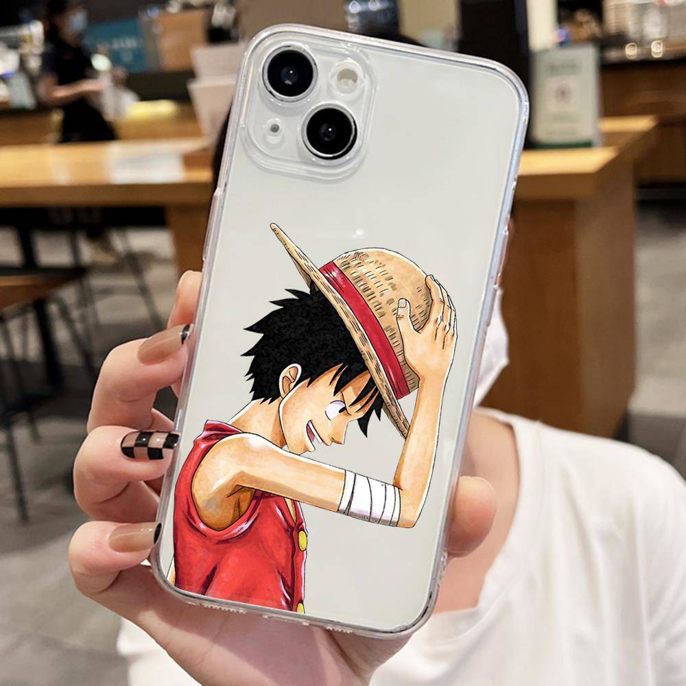 E-41 One Piece Luffy Hülle für Samsung A04S A05 A14 A06 A51 A15 A16 A12 S20 S21 S24 Ultra A55 A54 OPPO Reno 8 5 A22 A23 A25 A35 A34 A52 A11