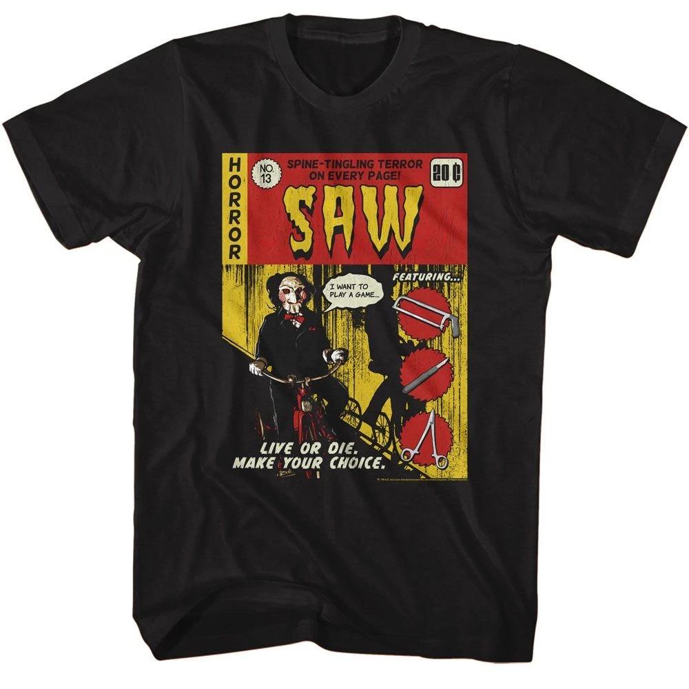 Saw Jigsaw Comic Book Tshirt S