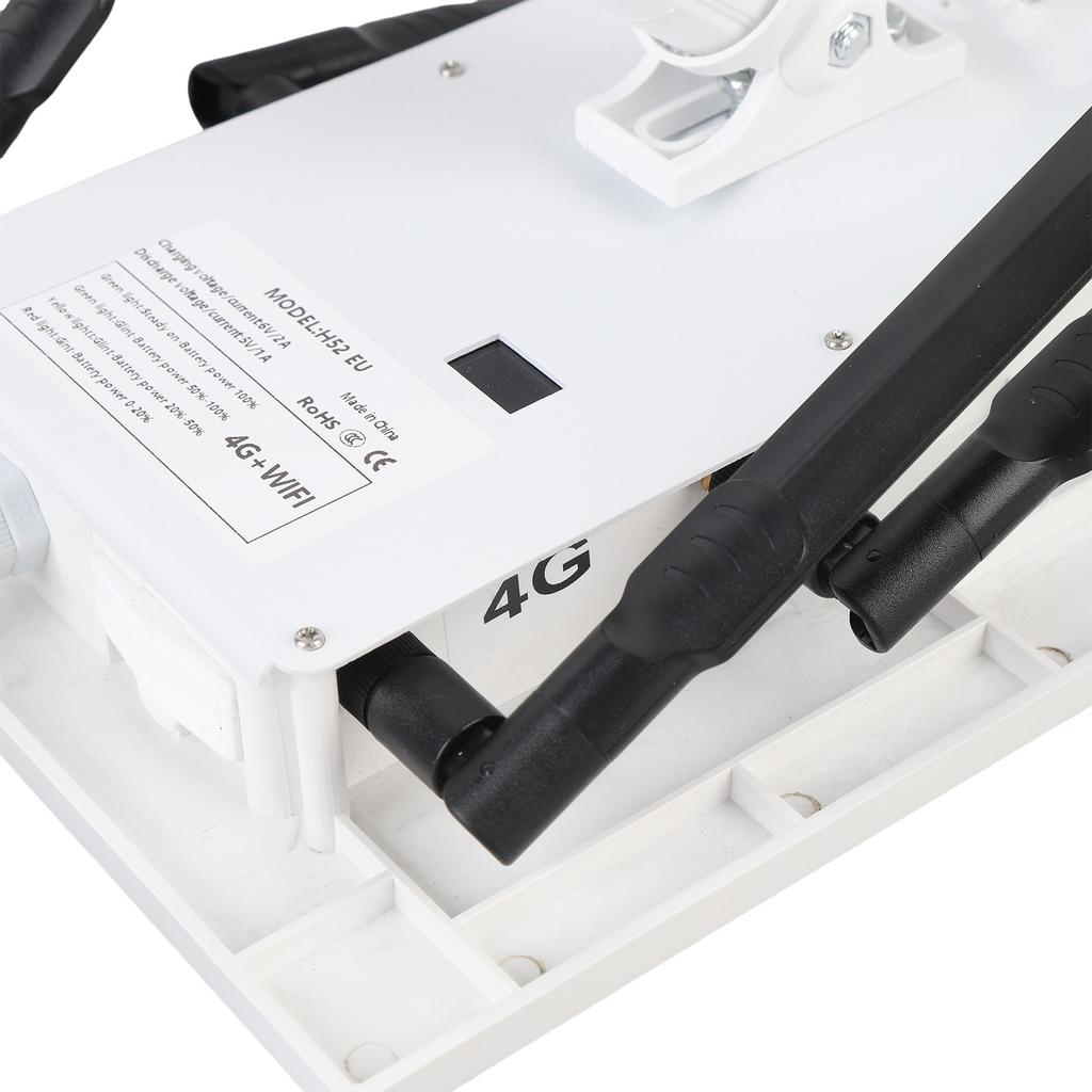 Solar Powered WiFi Extender Solar Powered 4G LTE Modem Router IP66 Waterproofing with SIM Card Slot for Camping RVs for Wins