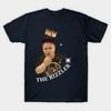 Asiatische Größe Herren Schwarzes T-Shirt mit Aufdruck The Rizzler No-Cut Print Baumwoll-T-Shirt