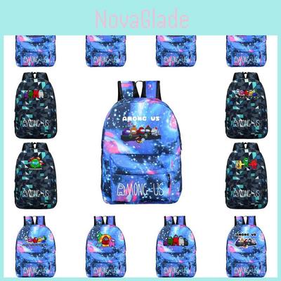 Among Us Backpack Large Capacity School Bag For Kids And Students