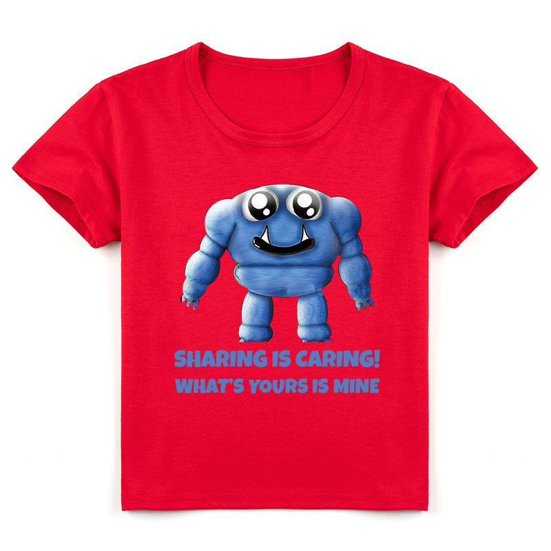 Kinder Neu eingetroffenes modisches 3D-gedrucktes Garten of BANBAN T-Shirt mit kurzen Ärmeln für Kinder