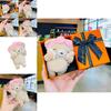 Adorable Plush Bear Keychain Cute Decorative Accessory For Bookbags And Keys