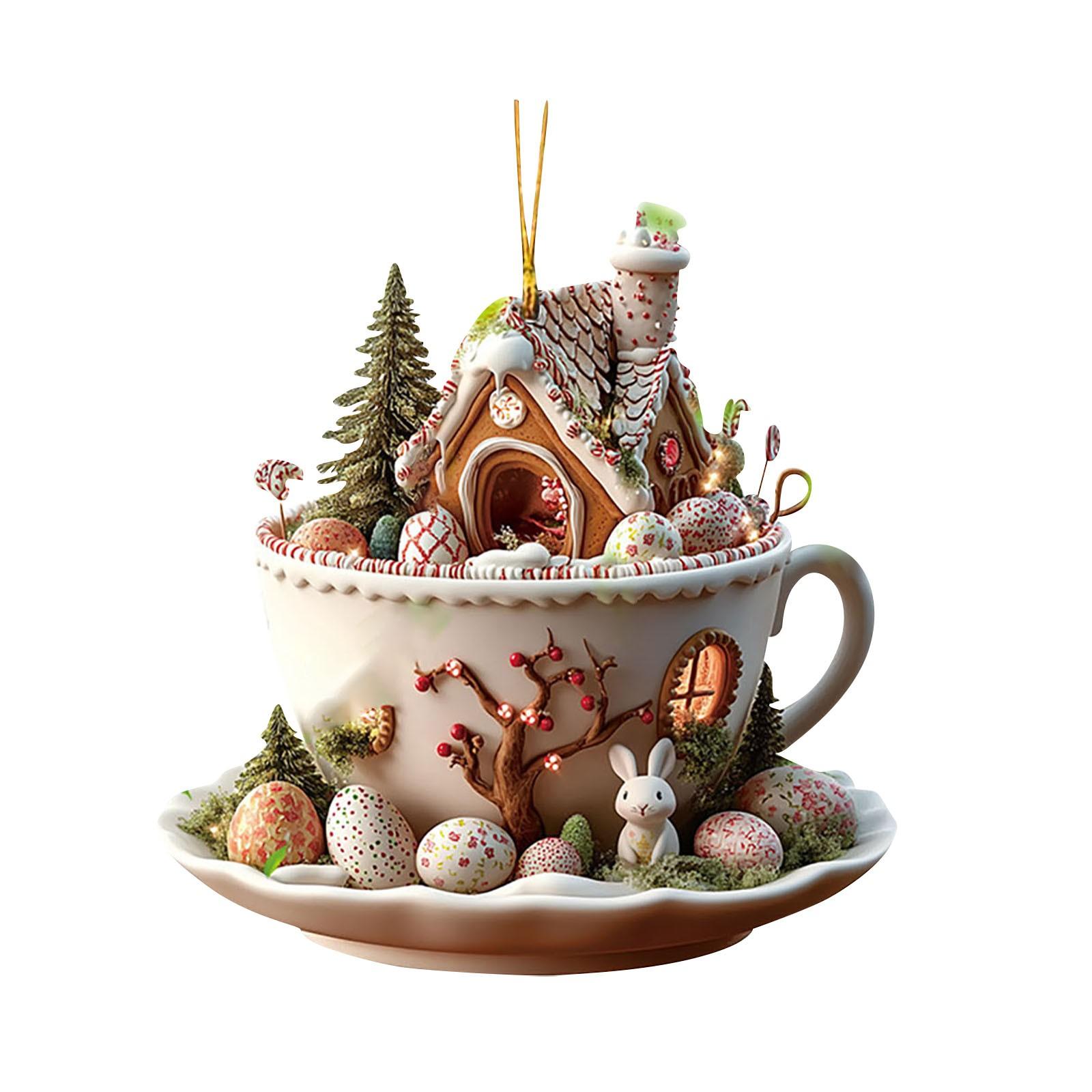 

Подвеска для автомобиля «Пасхальный иглу» Акриловая подвеска Пасхальная подвеска One Size