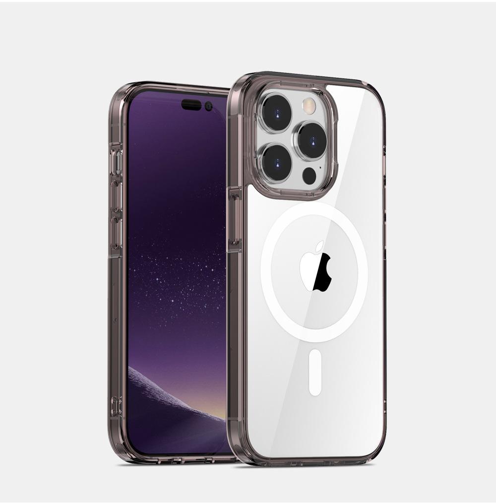 Spot Applicable Apple 11 Magnetic Mobile Phone Case iphone11Pro Transparent 11/1111ProMax Anti-drop