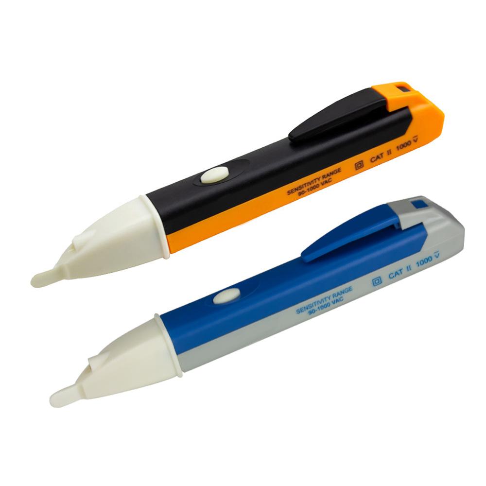 Strumenti per tester di tensione senza contatto, torcia a LED, allarme cicalino, penna per rilevatore di tensione CA, gamma di test 60V - 1000V per giudizio di filo live/nullo