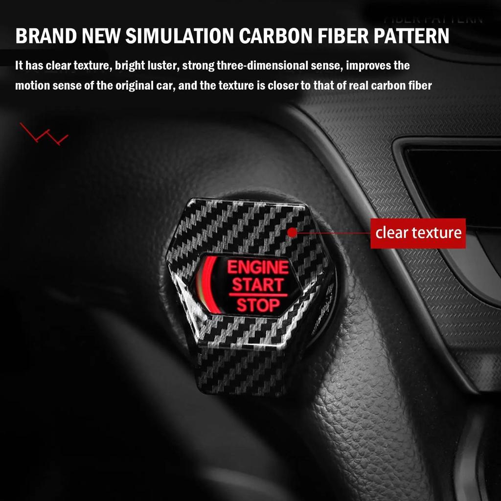 Car Engine Start Stop Switch Button Cover Decorative Push Button Protection Case For Ford ST Line Fiesta Focus Mondeo Edge Kuga