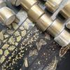 Butterfly Feather Leaves Decorative Adhesive Tape Golden Transparent  Washi Tape Scrapbooking Sticker Label Stationery Tape