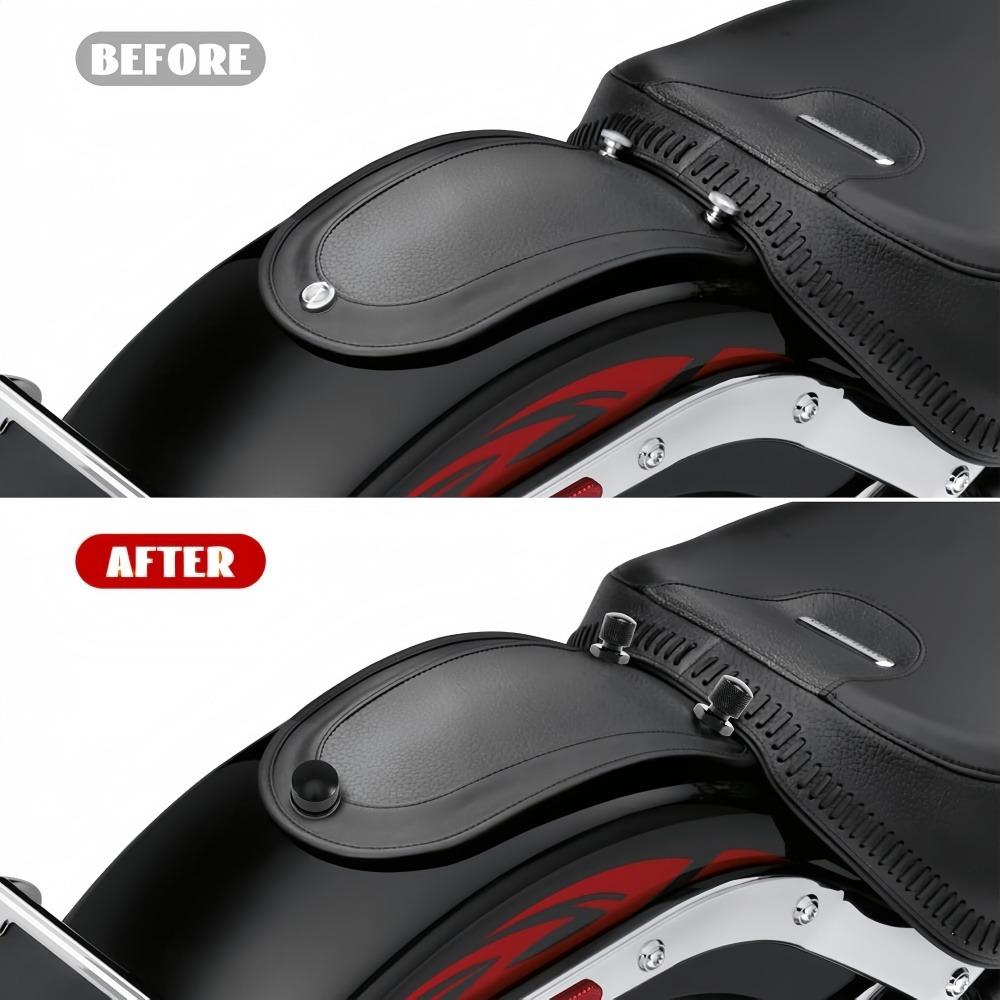 Motorcycle Seat Bolt Tab Screw universal Motorcycle Accessories Motorcycle Rear Fender Quick Mount Screw Knob Cover For Harley