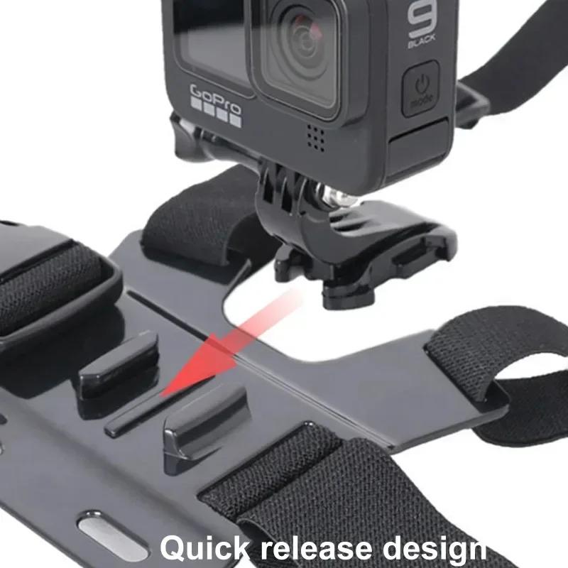 5 In 1 Mobile Phone Chest Strap Mounting Holder Fixed Live Broadcast Accessories First Angle Video Record Life Phone Bracket
