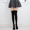Three bars thigh socks summer women's cotton thin striped socks student socks performance socks knee socks JK socks