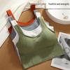 Korean Style Strappy Back Built-in Bra Yoga Vest