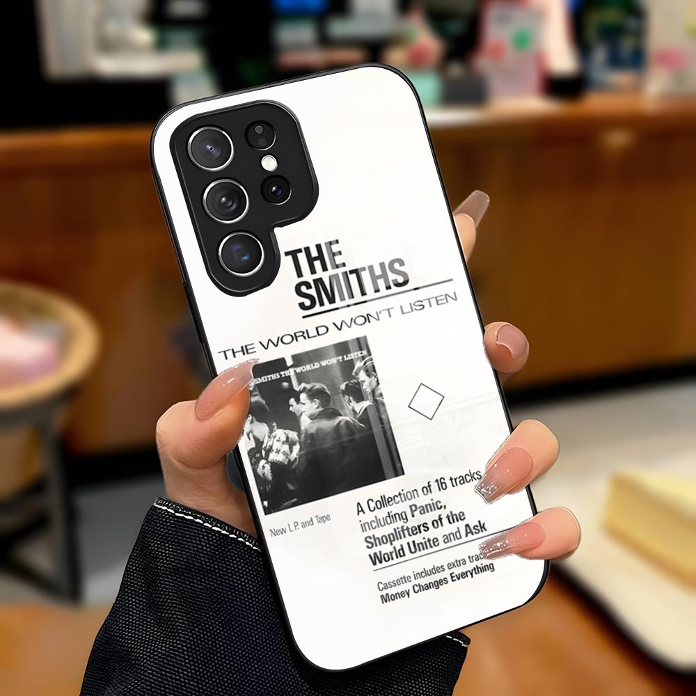 

THE SMITHS Rock Band Phone Case For Samsung S25 Plus S20 S20 Plus S22 Ultra S23 FE S21 Plus S21 Ultra Glass Cover Samsung S20 Ultra