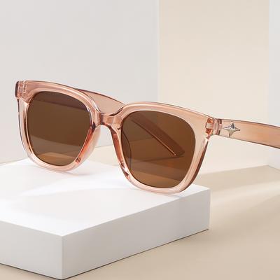 New Fashion Sunglasse Women Men Rectangle Trend Fallow Rice Nail Design Classic Vintage Sun Galsses Shades UV400