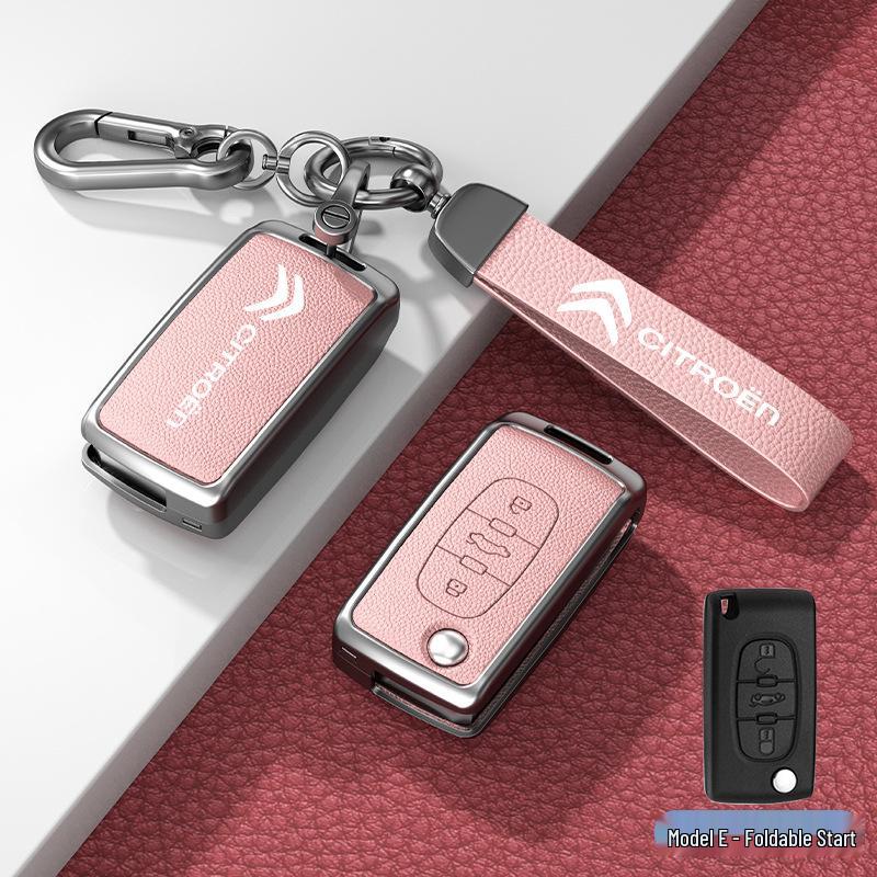 Car Key Cover & Buckle for Citroen C3XR, C4L, Tianyi, C5, C4 Sega, Elysee, C6 Models