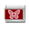 Modisches Personalisierbares DIY Rote Farbe Italienisches Charm-Armband Blume Katze Auto Herz Ziffer 9 Perle 9mm Armband Edelstahl Schmuck