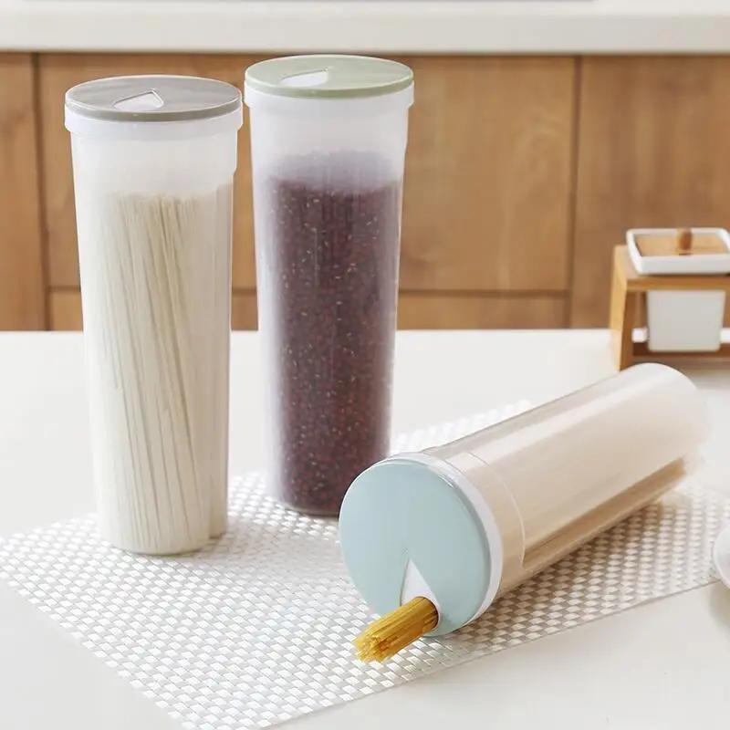 Noodles Lattina Sigillata Accessori Cucina Plastica per Alimenti Cucina Stoccaggio e Organizzazione Lattina Divisa Quantitativa Scatola di Stoccaggio