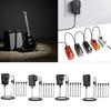 9VDC1A Tip Negative 5 Way Daisys Chain Cables Guitar Effect Pedal Power Adapter