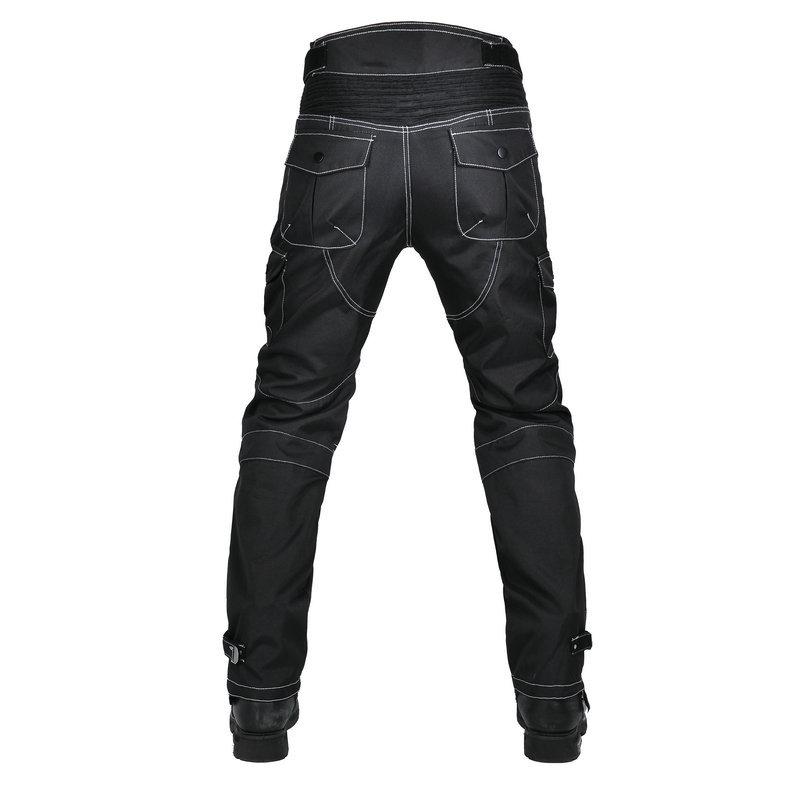Neues Produkt Motorrad Radhosen Herren 06 Mehrzwecktaschen Werkzeughose Oxford-Gewebe wasserdicht verstellbar Hoher Bund Lokomotive Anti-Sturz-Hose