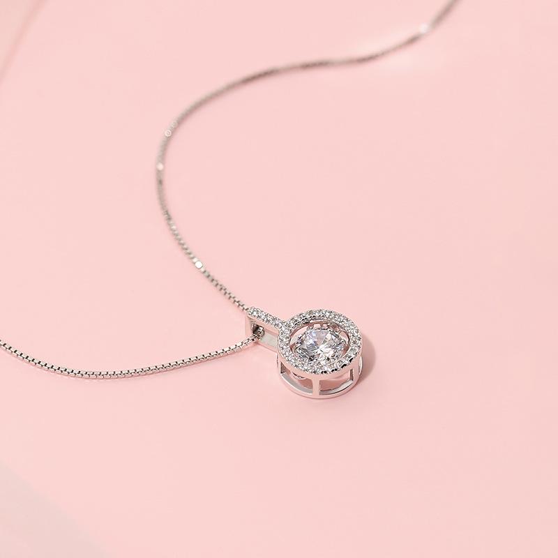 S925 Sterling Silver Clavicle Necklace - Simple Korean Style Pendant, Women's Christmas Gift for Girlfriend