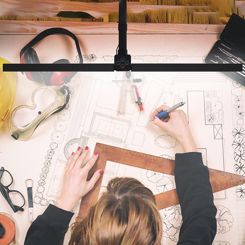 

Double-Head LED Desk Lamp for Office, Study, or Reading with Eye Protection