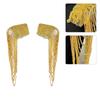 1 Pair Sequined Beaded Uniform Epaulets Party Costume Epaulettes Glittering Shoulder Wrap Epaulet for Stage Performances