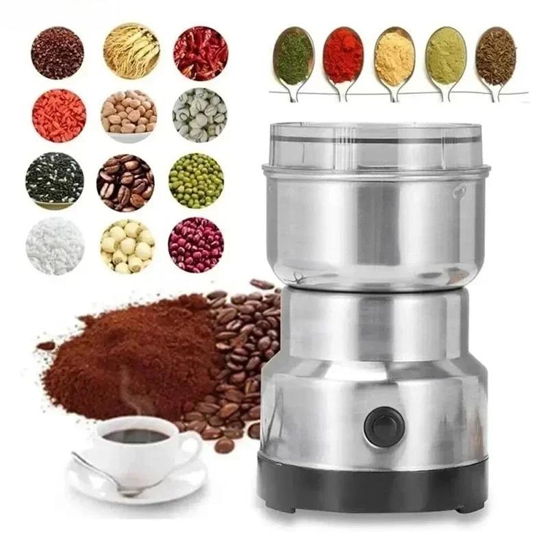 Küche Multifunktionale 4 Klinge Getreidemühle Kaffee Hacken Hause Elektrische Kaffeemühle Nuss Bean Geschmack Mixer
